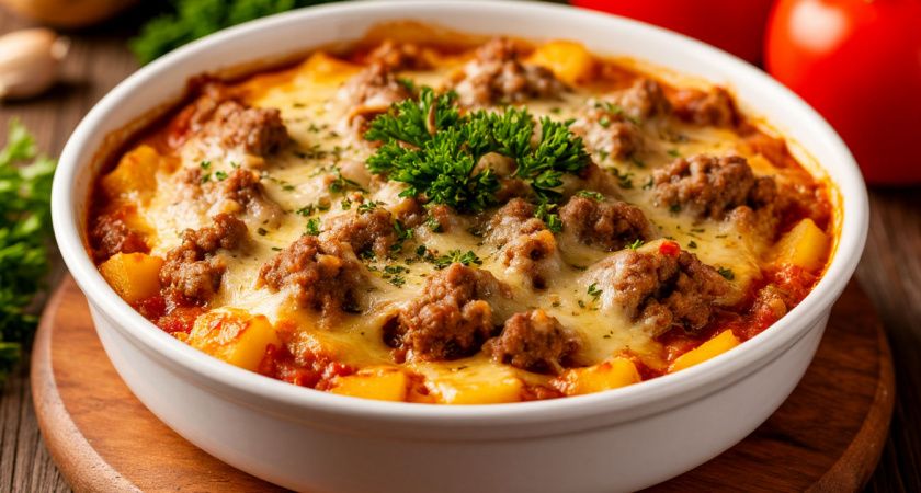 Запеканка из фарша и картошки: сытный ужин или праздничное блюдо