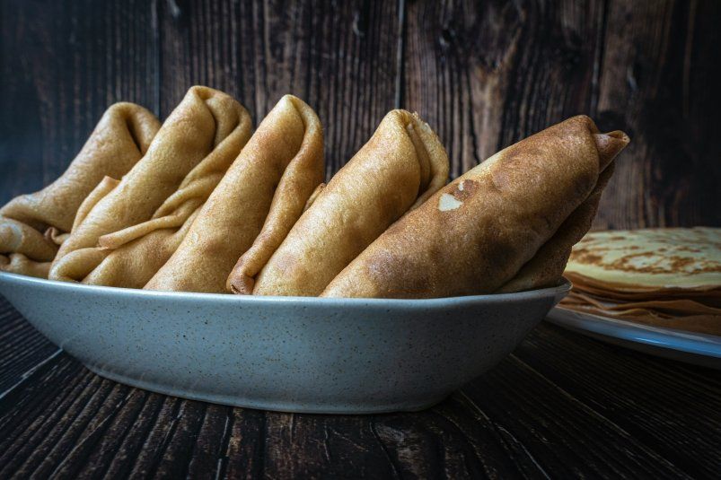Летние блинчики с овощной начинкой: вкусно и полезно