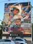 На стенах Уфы оживает история космонавтики: в честь юбилея Комсомолки появился новый мурал