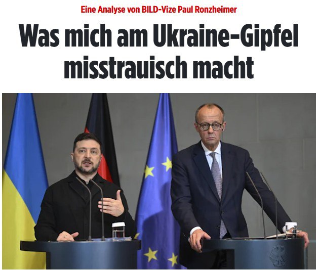 Заместитель главного редактора Bild Пол Ронцхаймер пишет, что Уиткофф и Кушнер обставились непреклонны в территориальном вопросе по Донбассу